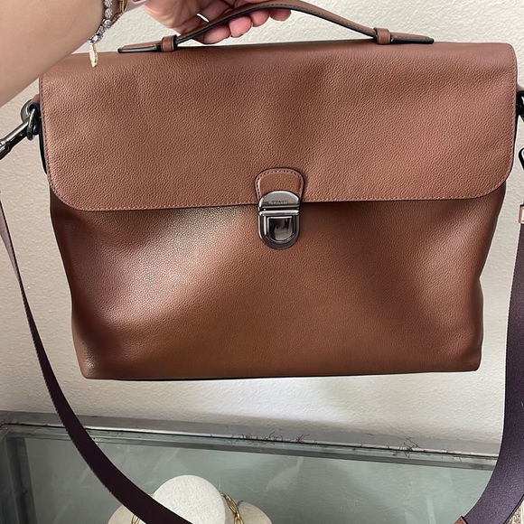Coach soft brief/laptop messenger - Picture 1 of 11
